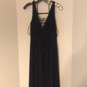 Navy blue bridesmaids dress from Lulus
